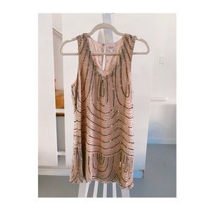 Parker Pink Sequin Dress